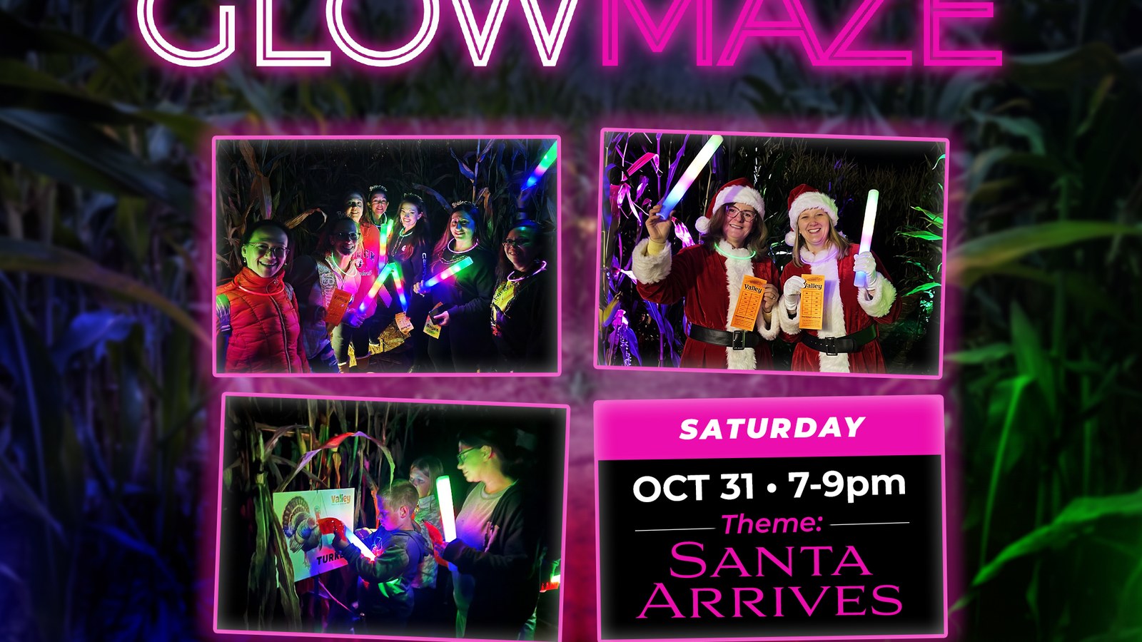 GLOW Maze: Santa Arrives