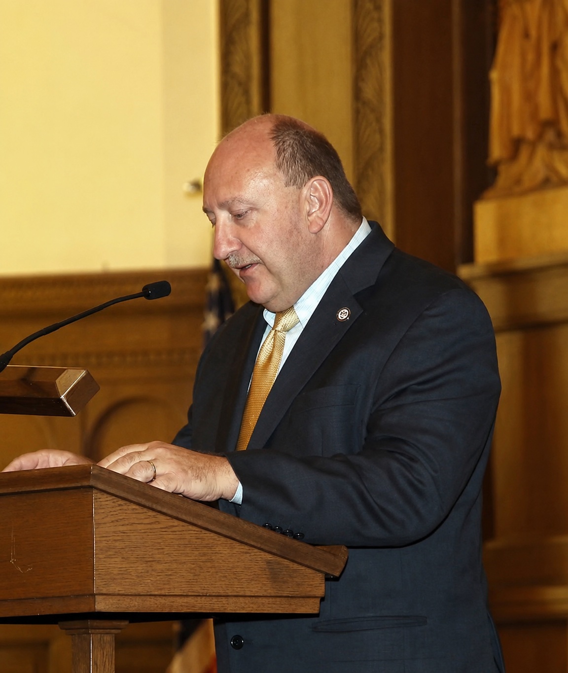 Ed Pawlowski speaking during his time as Allentown mayor