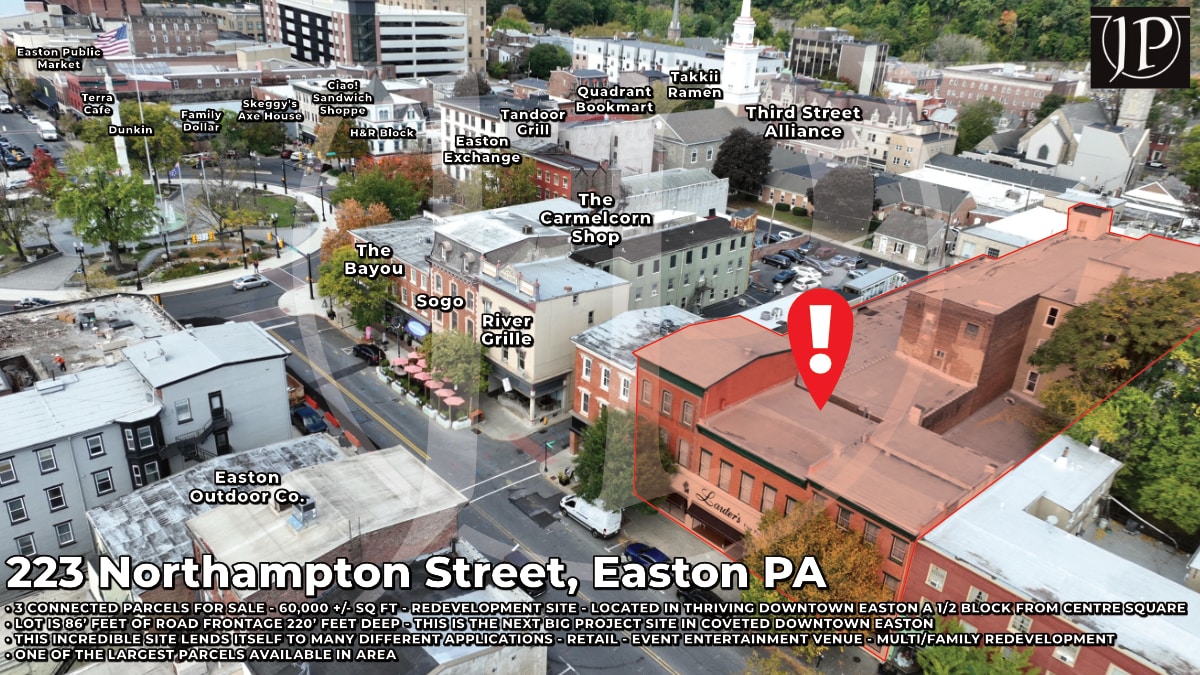60,000 SF Redevelopment Site in Downtown Easton