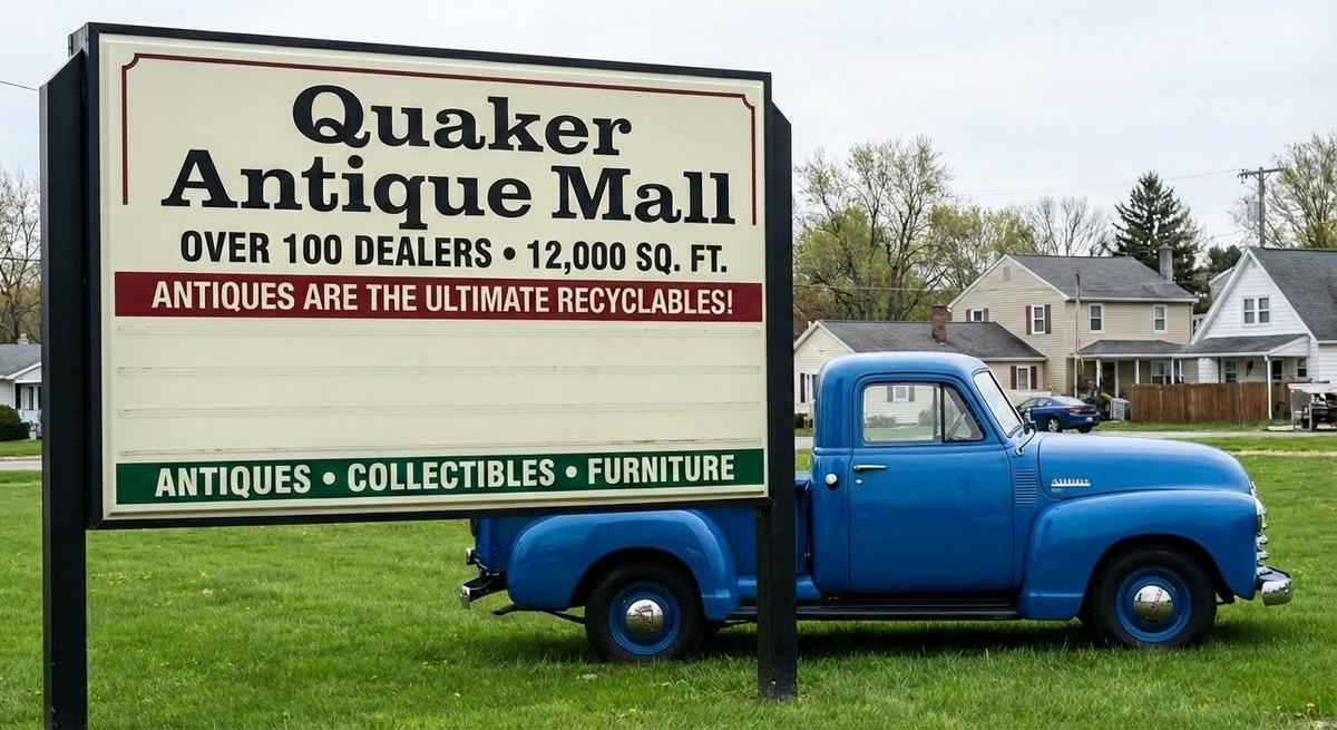 Quaker Antique Mall: A Hundred Dealers in a 1930s Hosiery Mill