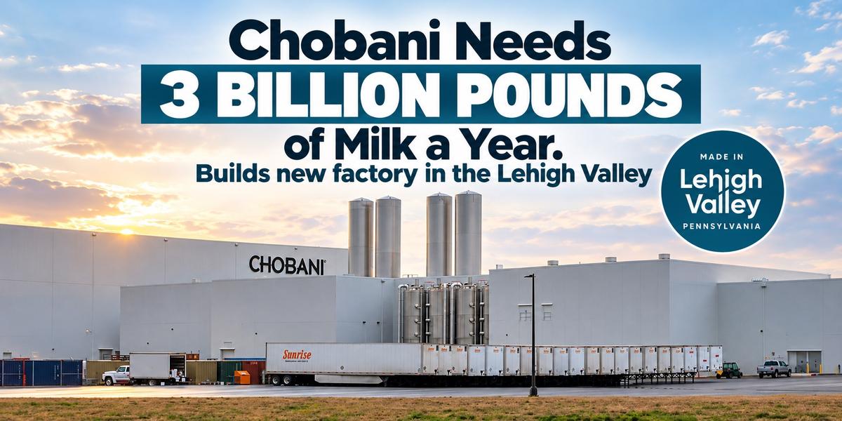 Chobani Needs 3 Billion Pounds of Milk a Year. Pennsylvania Has to Go Find It.