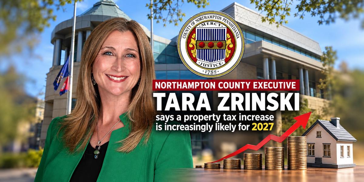 Northampton County Executive Warns Property Tax Hike Is Increasingly Likely for 2027