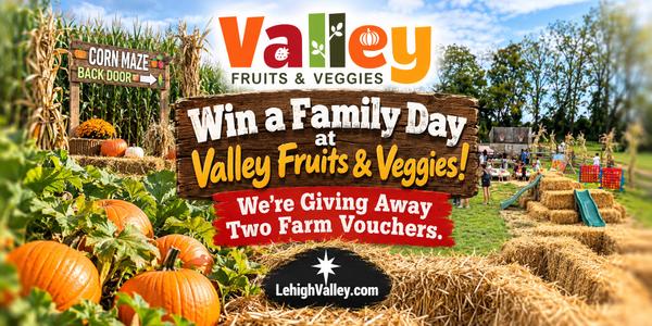 Win a Family Day at Valley Fruits & Veggies: We're Giving Away Two Farm Vouchers